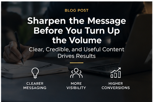 Clear professional marketing message across polished customer-facing business assets
